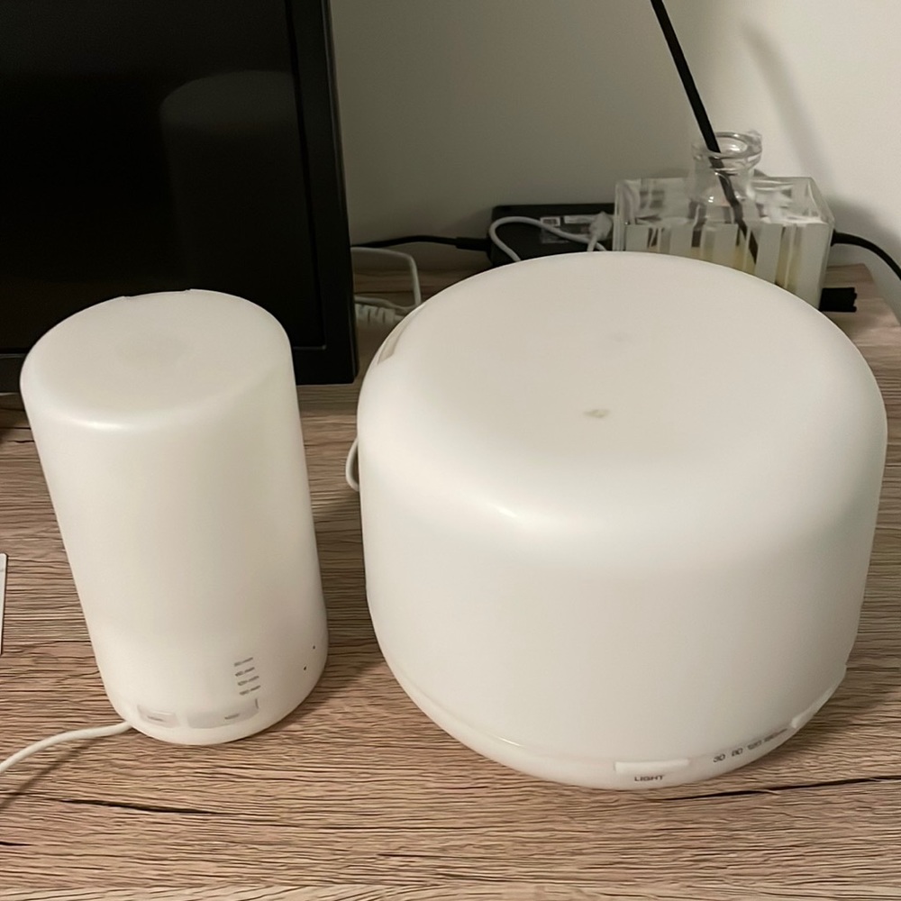 Both big and small Muji diffusers